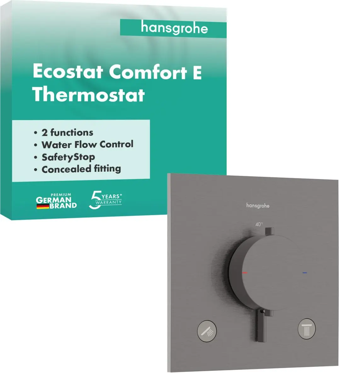 Hansgrohe Ecostat Comfort E 33711340 Inbouwthermostaat - afbeelding 2 van 6