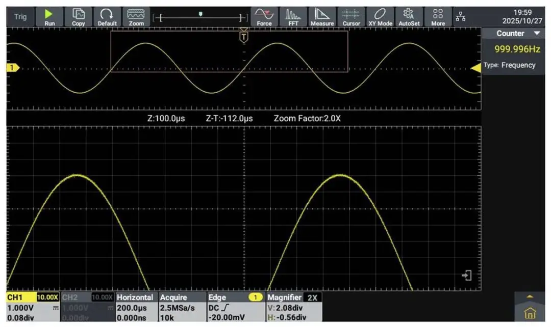 Voltcraft ADO-1002 Digitale Oscilloscoop 100 MHz - afbeelding 5 van 6