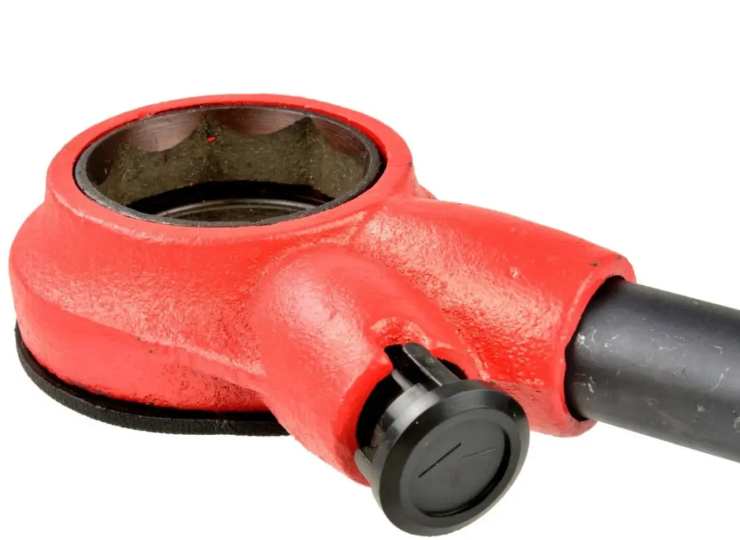 GEKO Ratelsleutel 53 mm - Staal - Rood/Zwart - afbeelding 6 van 6
