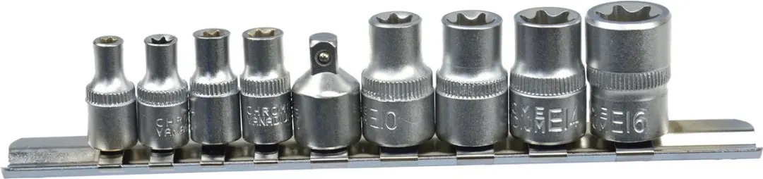 GEKO Torx Dopsleutelset 9-delig