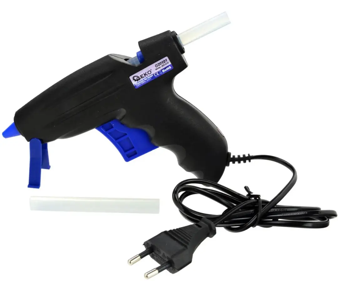 GEKO G20101 Lijmpistool - 200W - Ø11,2mm - Zwart/Blauw - afbeelding 4 van 6