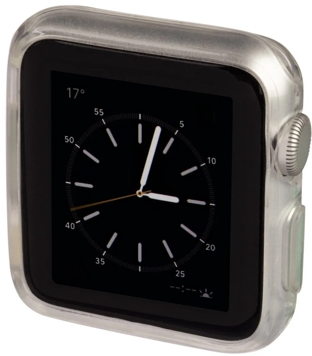 Hama Crystal Cover Set Apple Watch 38mm - Transparant & Groen