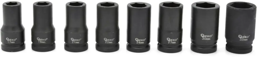 GEKO G10516 Impact Dopsleutelset 17-32mm - 8-delig - afbeelding 5 van 6