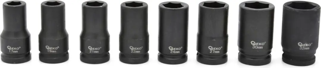 GEKO G10516 Impact Dopsleutelset 17-32mm - 8-delig - afbeelding 4 van 6