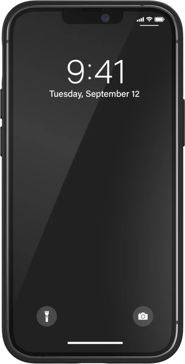 Adidas iPhone 12 Mini Hoesje PU/TPU - Zwart