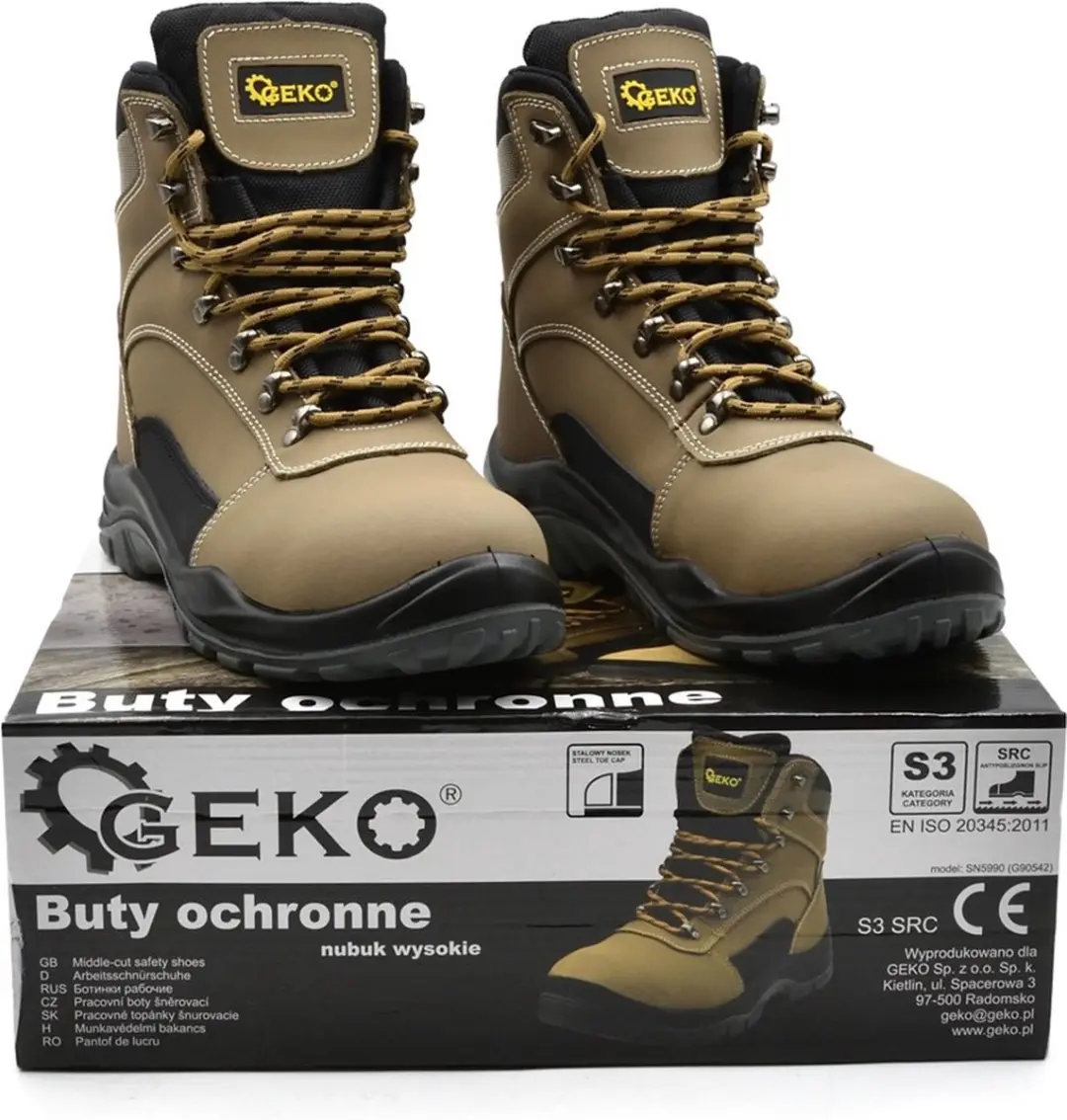 GEKO Nubuck veiligheidsschoenen