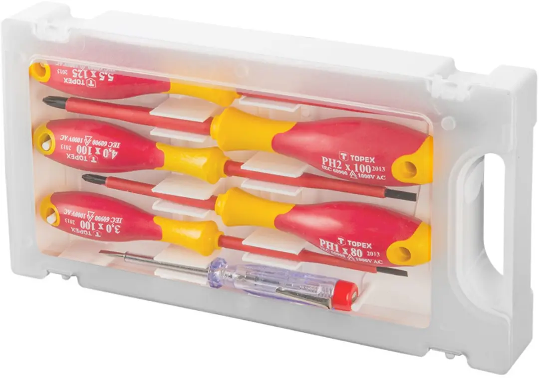 Topex T 39D150 1000V Schroevendraaierset - 6-delig - afbeelding 2 van 2