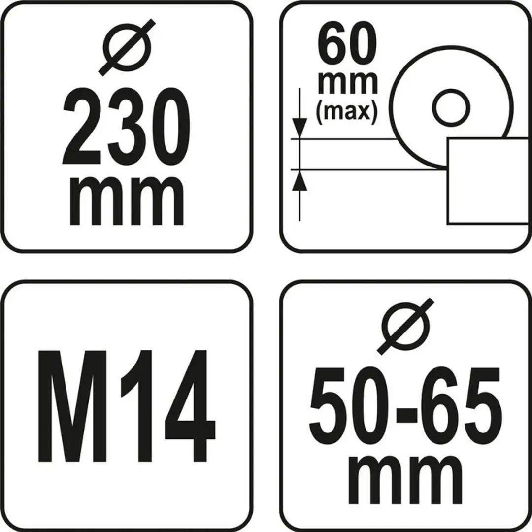 Yato YT-82990 Stofkap voor Slijpmachine - 230mm - afbeelding 3 van 3