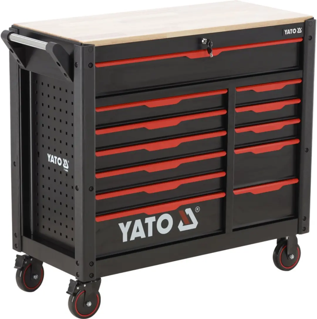YATO 12 Laden Gereedschapswagen (kogelgelagerde geleiders)