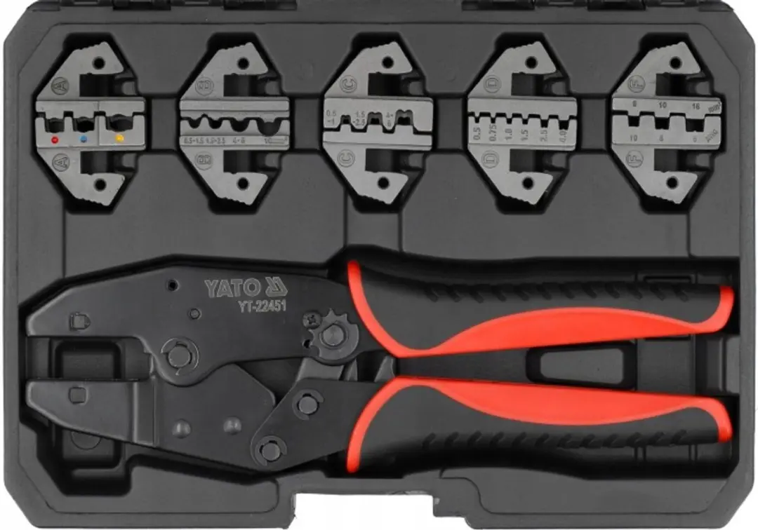 YATO Professionele Krimptangset 5-delig