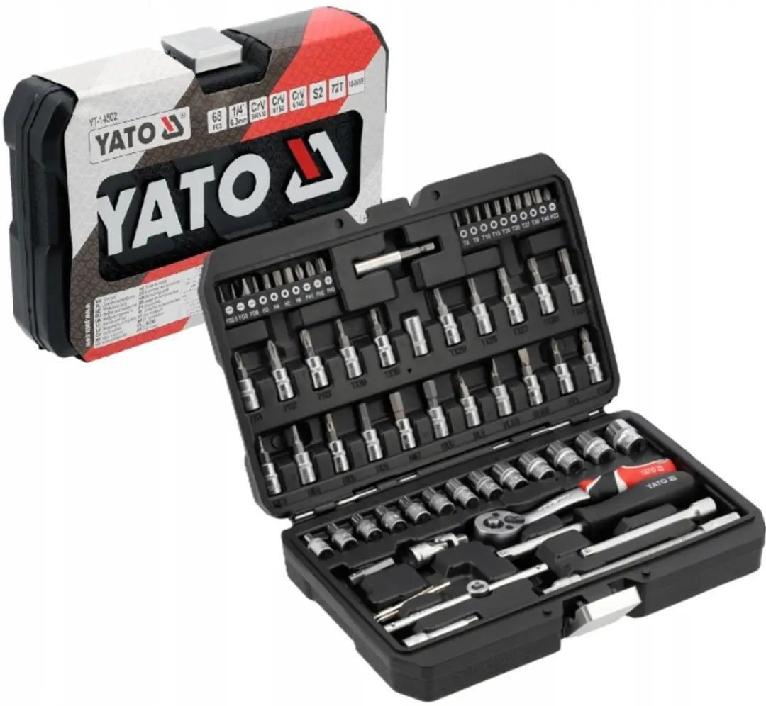 YATO Professionele Doppenset 1/4"