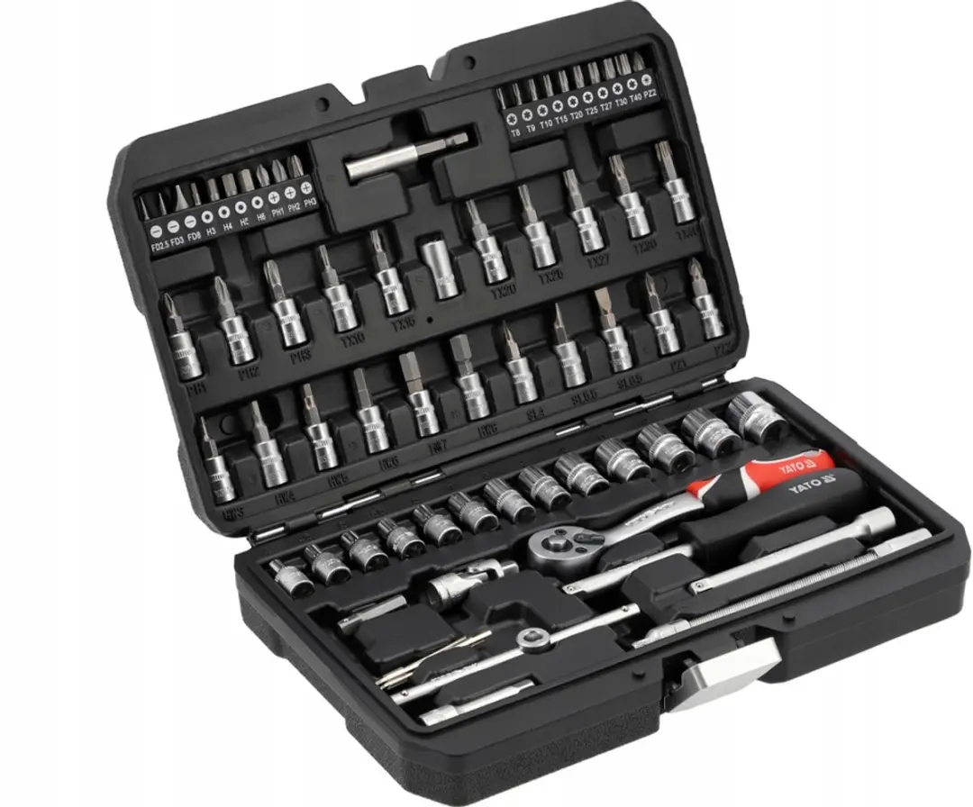 Yato Doppenset 1/4" 4-14mm - 68-Delig - afbeelding 3 van 6