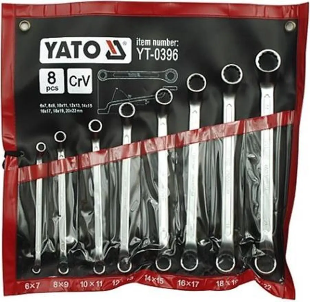 Yato Dubbele Ringsleutelset 8 Delig
