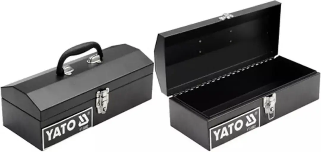 Yato Metalen Gereedschapskist YT-0882 - 36x15x11,5cm - afbeelding 2 van 6