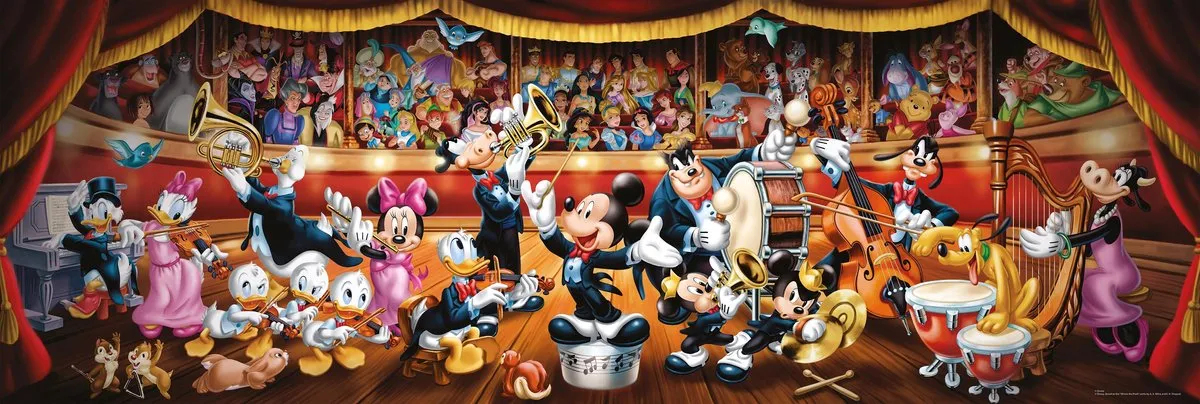 Clementoni Disney Orchestra Puzzel 1000 Stukjes