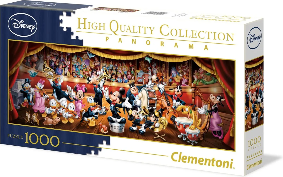Clementoni Disney Orchestra Puzzel 1000 Stukjes - Multi
