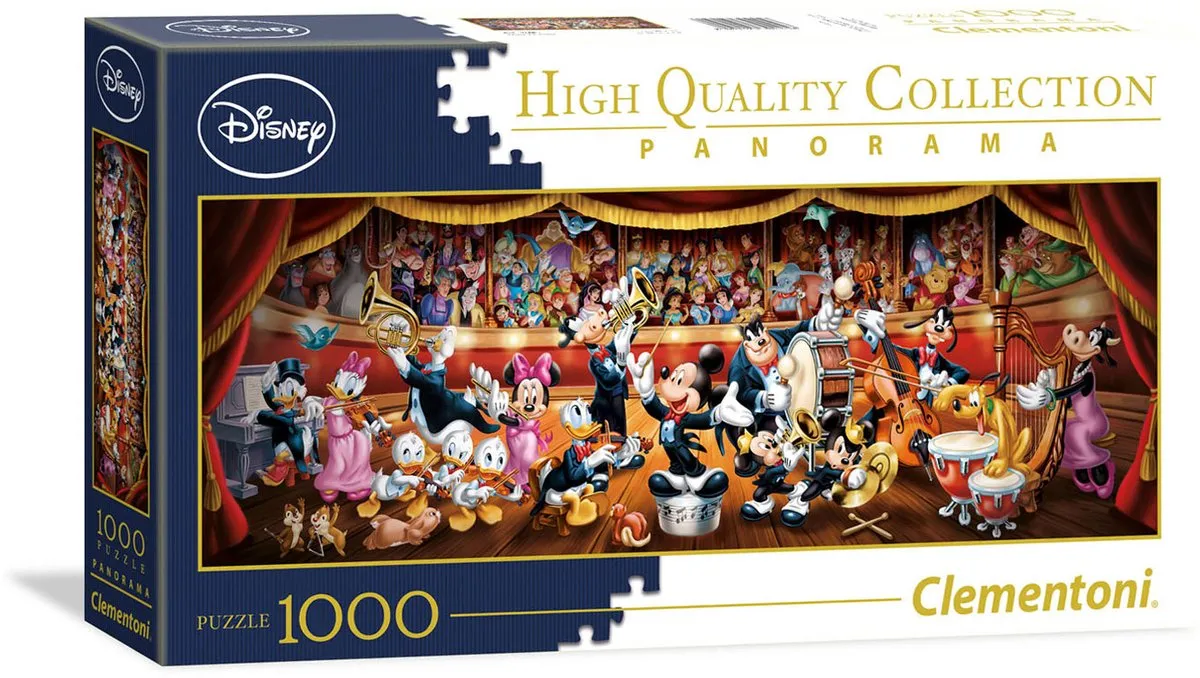 Clementoni Disney Orchestra Puzzel 1000 Stukjes - Multi