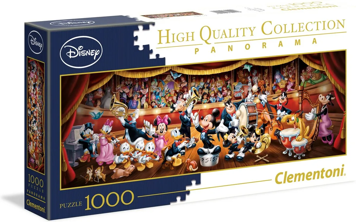 Clementoni Disney Orchestra Puzzel 1000 Stukjes - Multi