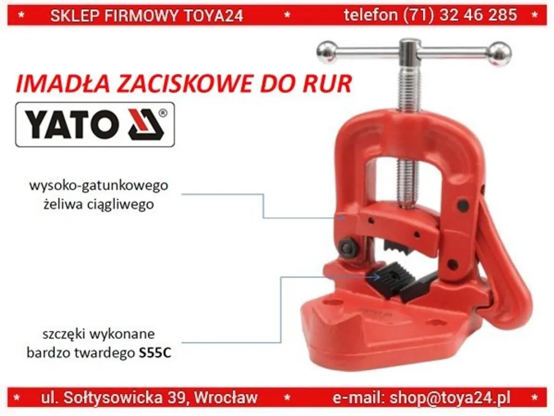 Yato YT-6510 Pijpbankschroef 60mm