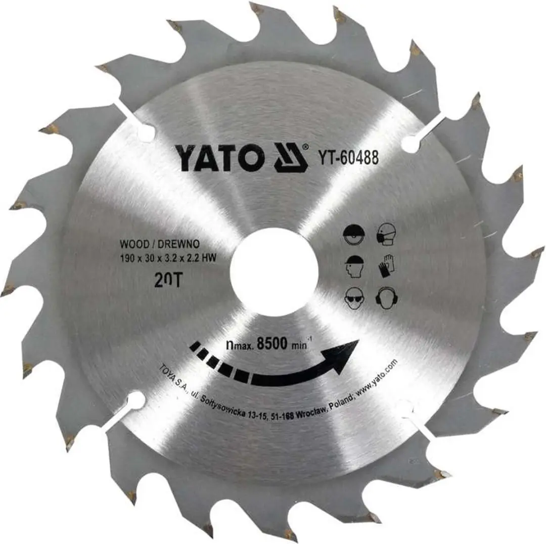 Yato Cirkelzaagblad YT-6063