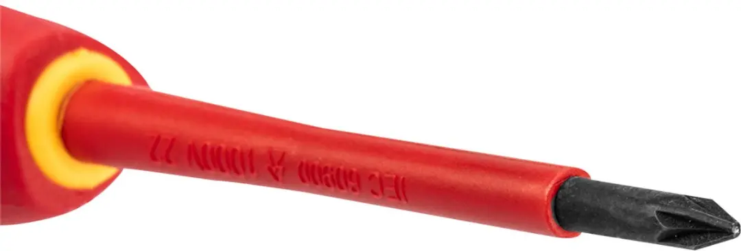 Neo Tools Schroevendraaier PZ1x80mm 1000v Magnetisch CRMO Staal Pro Grip TUV M+T - afbeelding 5 van 6