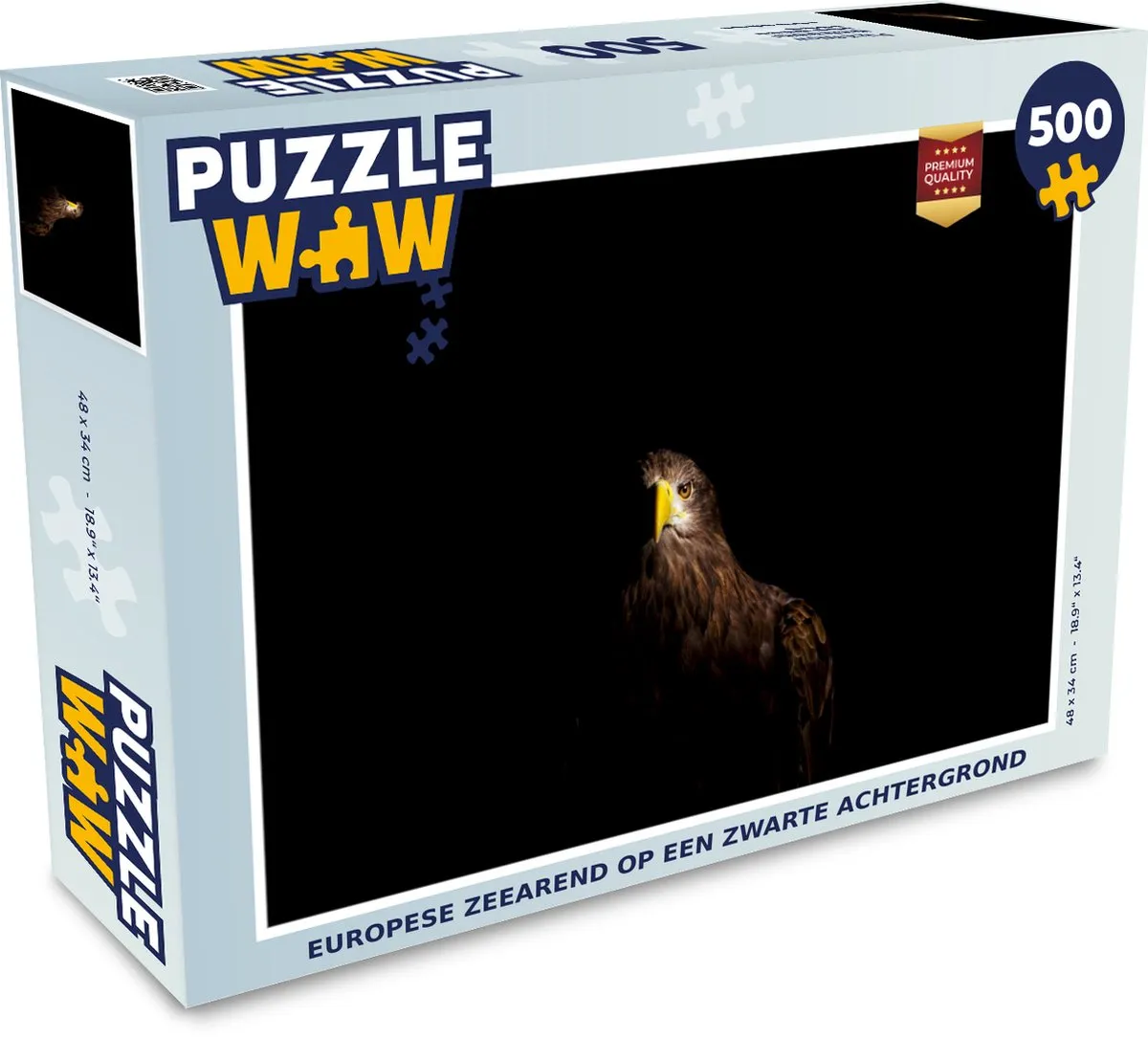 PuzzleWow Legpuzzel Europese Zeearend 500 Stuks