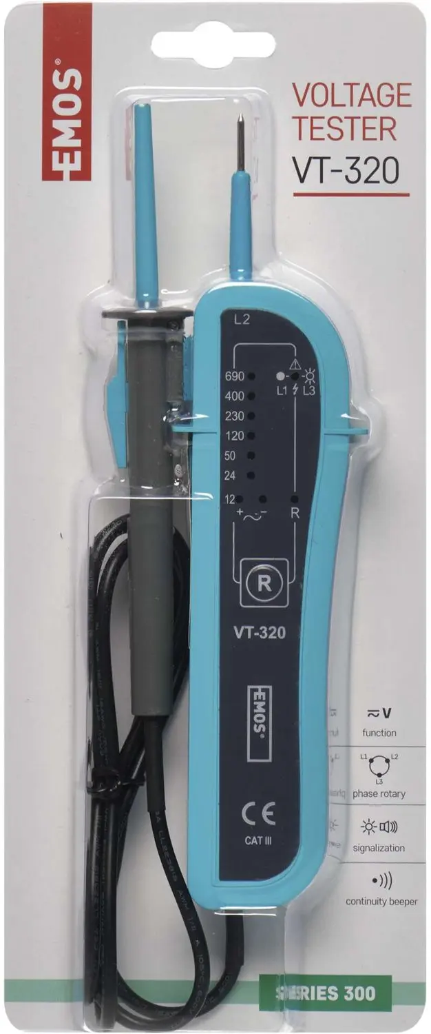 EMOS VT-320 Spanningstester - afbeelding 4 van 4