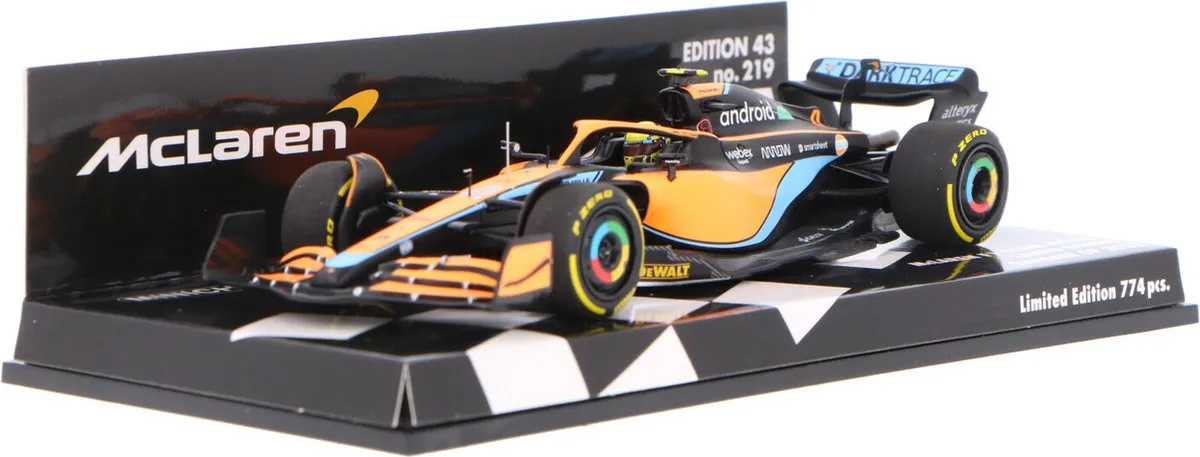McLaren F1 Team MCL36 #4 Bahrain GP 2022 Minichamps