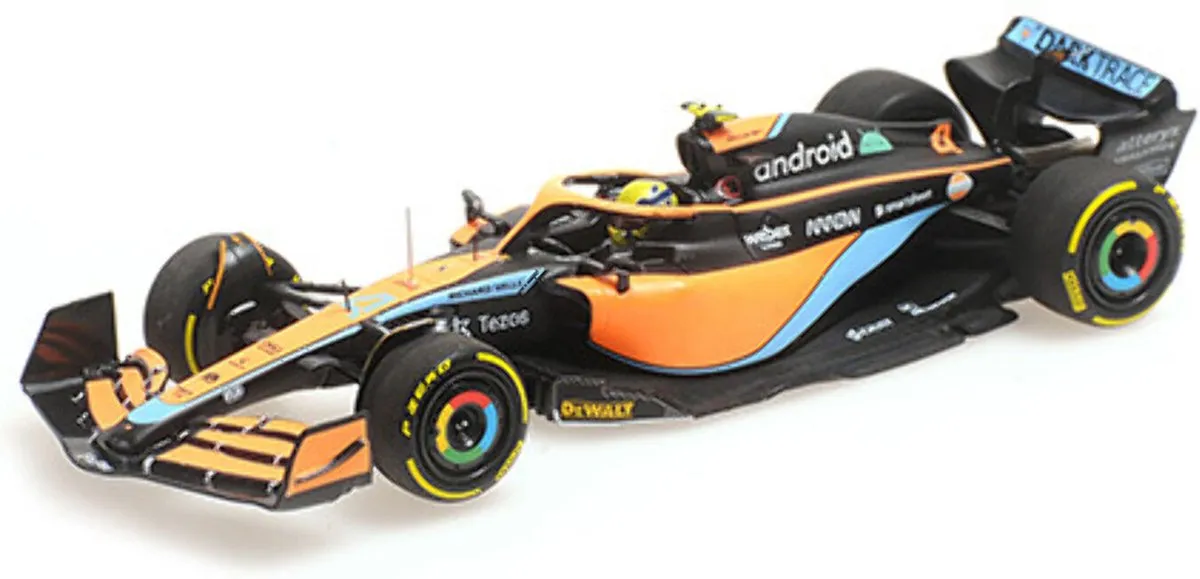 McLaren F1 Team MCL36 #4 Bahrain GP 2022 Minichamps - Multicolor