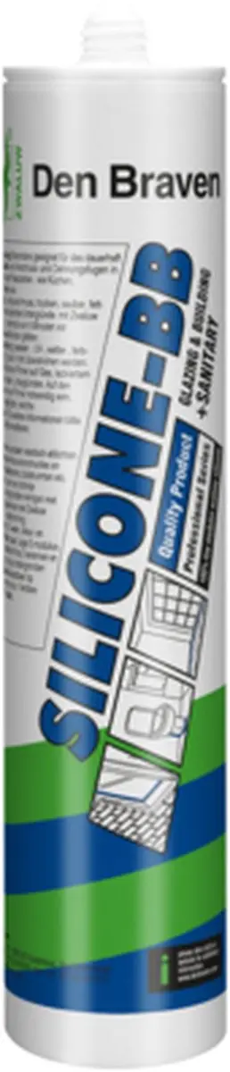 Zwaluw Siliconenkit B&B + Sanitary - 310ml - Wit - afbeelding 4 van 4