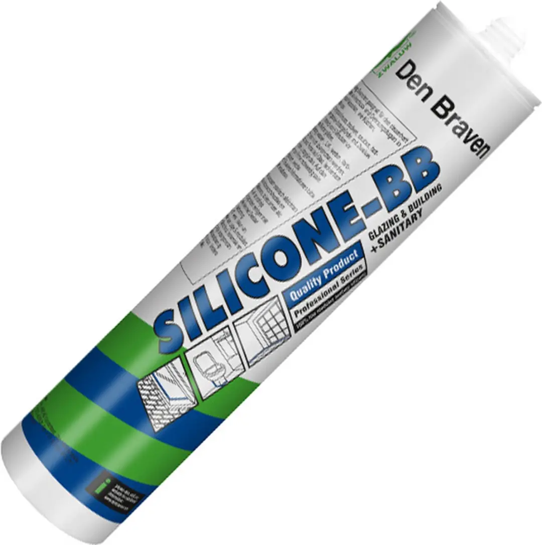 Zwaluw Siliconenkit B&B + Sanitary - 310ml - Wit - afbeelding 3 van 4