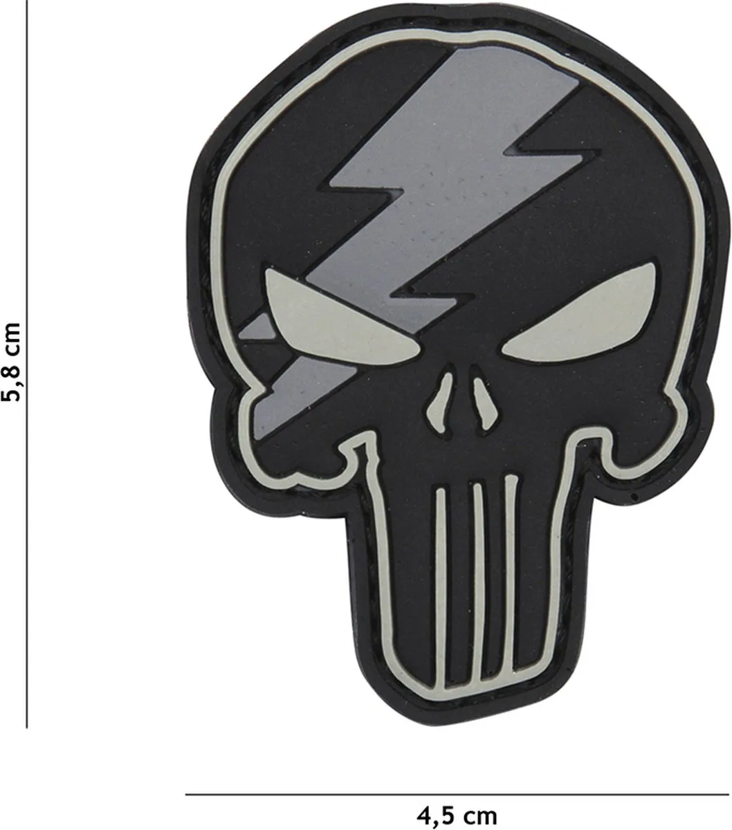 101 Inc Embleem 3D PVC Punisher Thunder