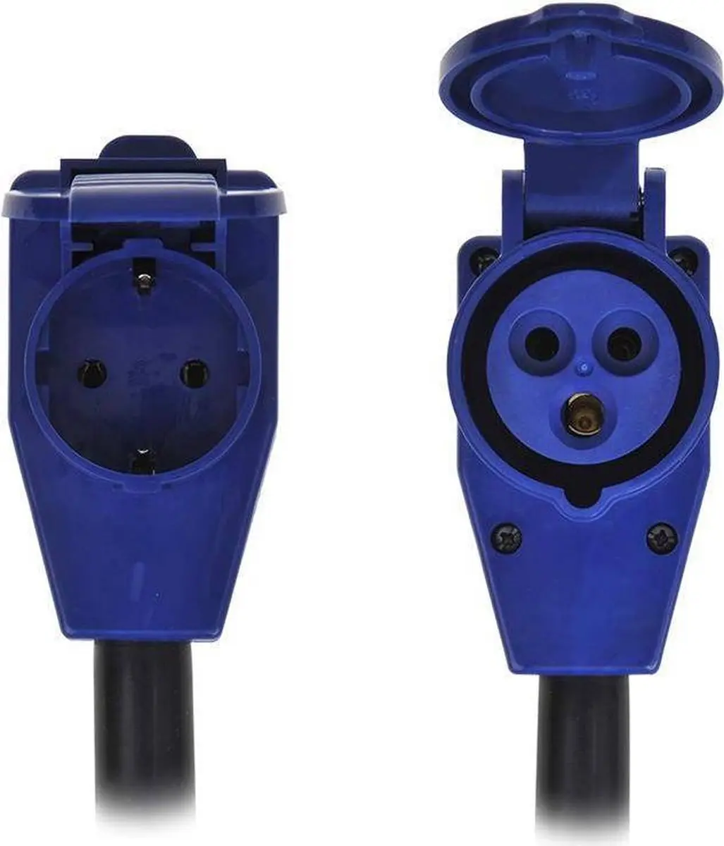 ProPlus Verloopkabel 40cm Schuko naar haakse CEE - afbeelding 6 van 6