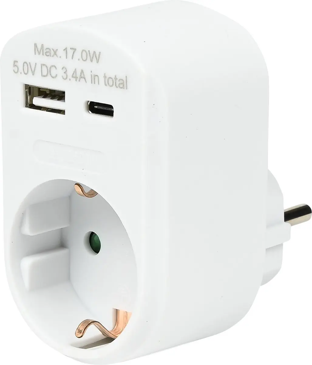 Benson Stopcontact met USB-A en USB-C