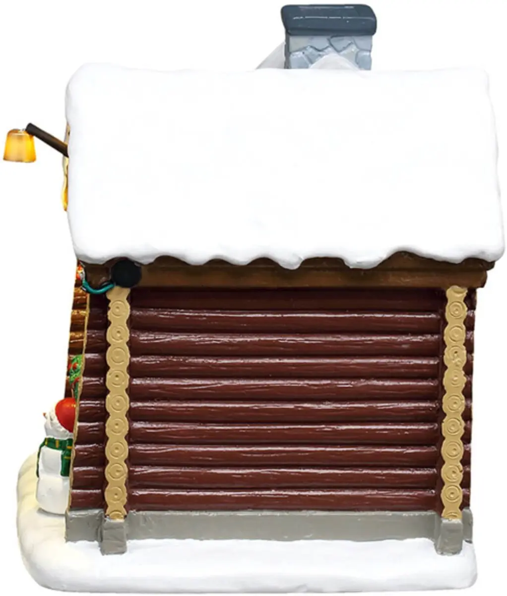 Lemax Snowshoe Cabin met Licht - afbeelding 3 van 4
