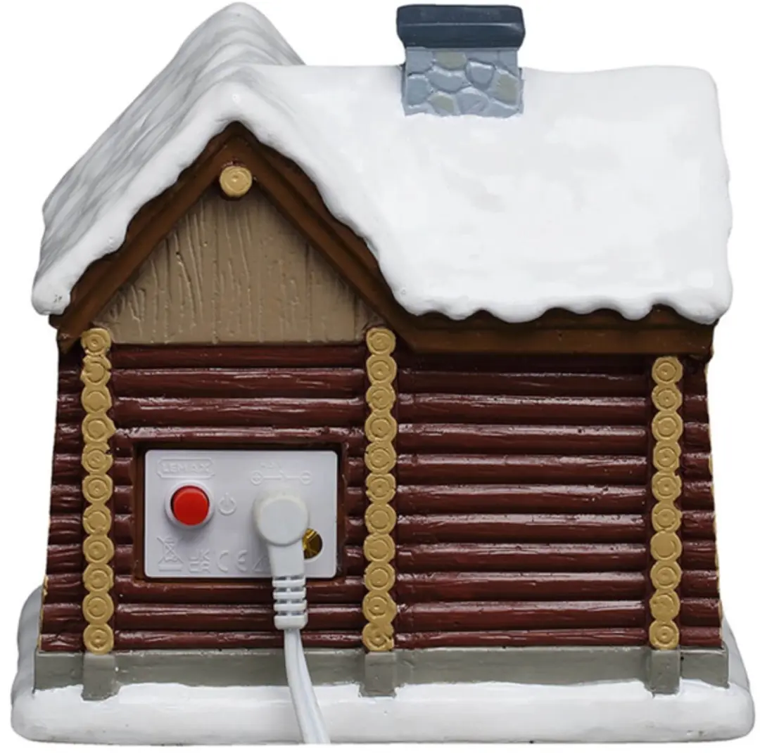 Lemax Snowshoe Cabin met Licht - afbeelding 4 van 4