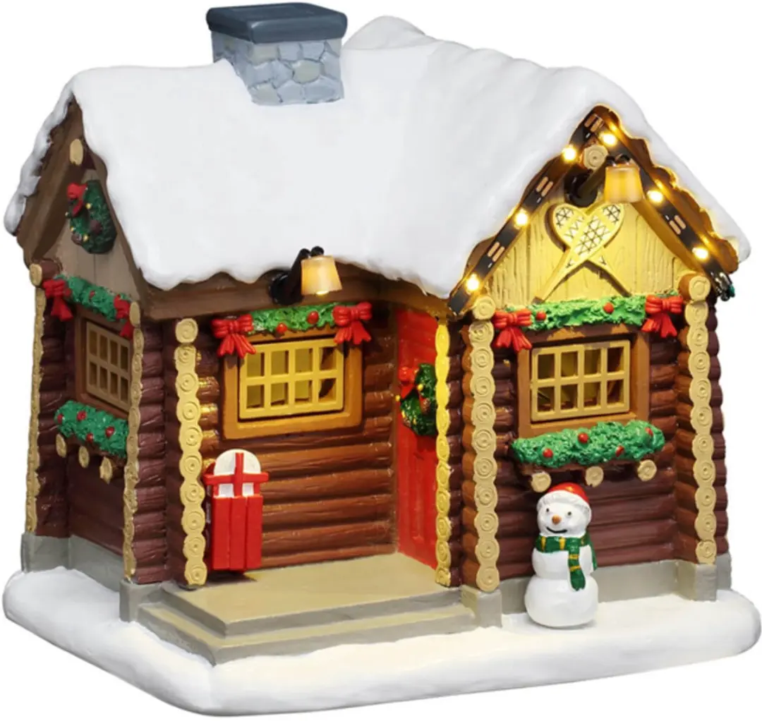 Lemax Snowshoe Cabin met Licht