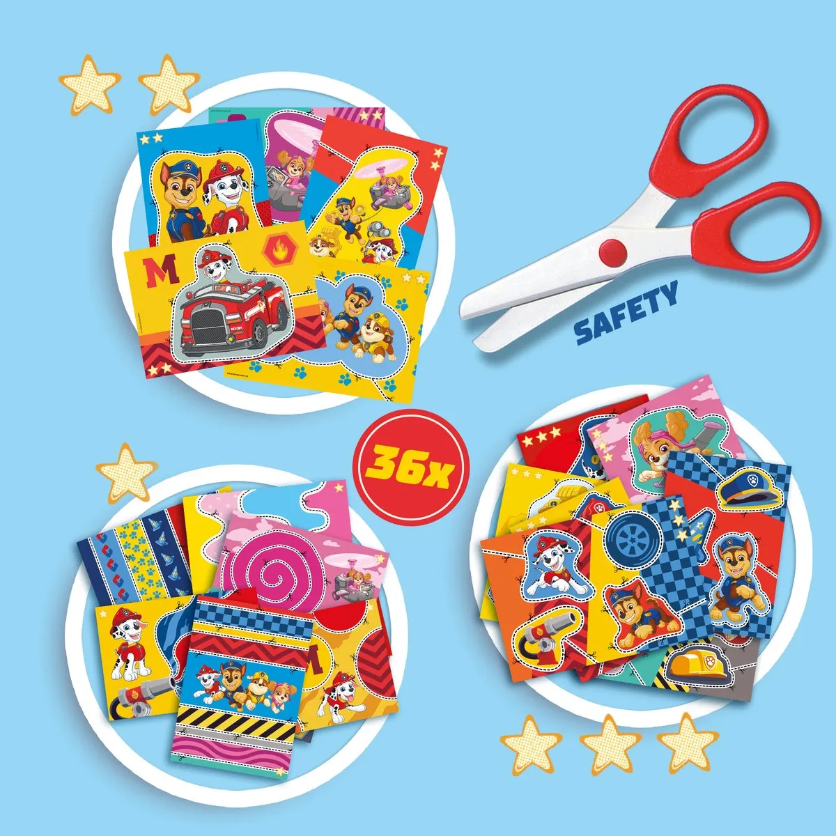 SES Creative Paw Patrol Knipset - Veilige Schaar - 37 Stuks
