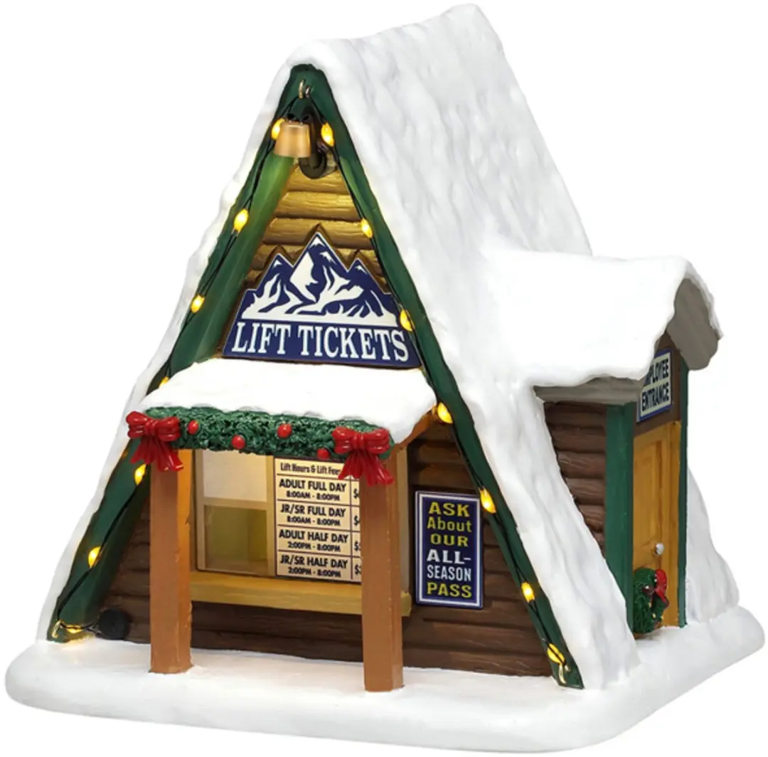Lemax Lift Ticket Booth