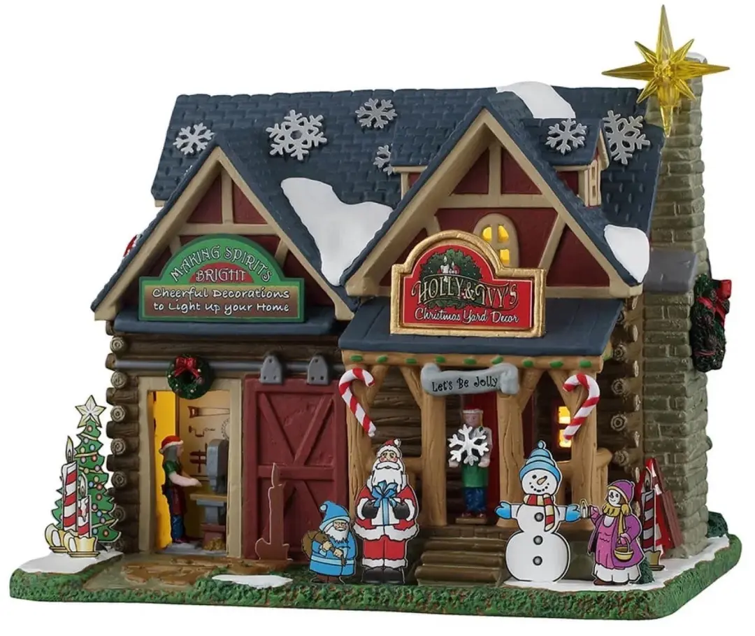 Lemax Holly & Ivy's Christmas Yard Decor