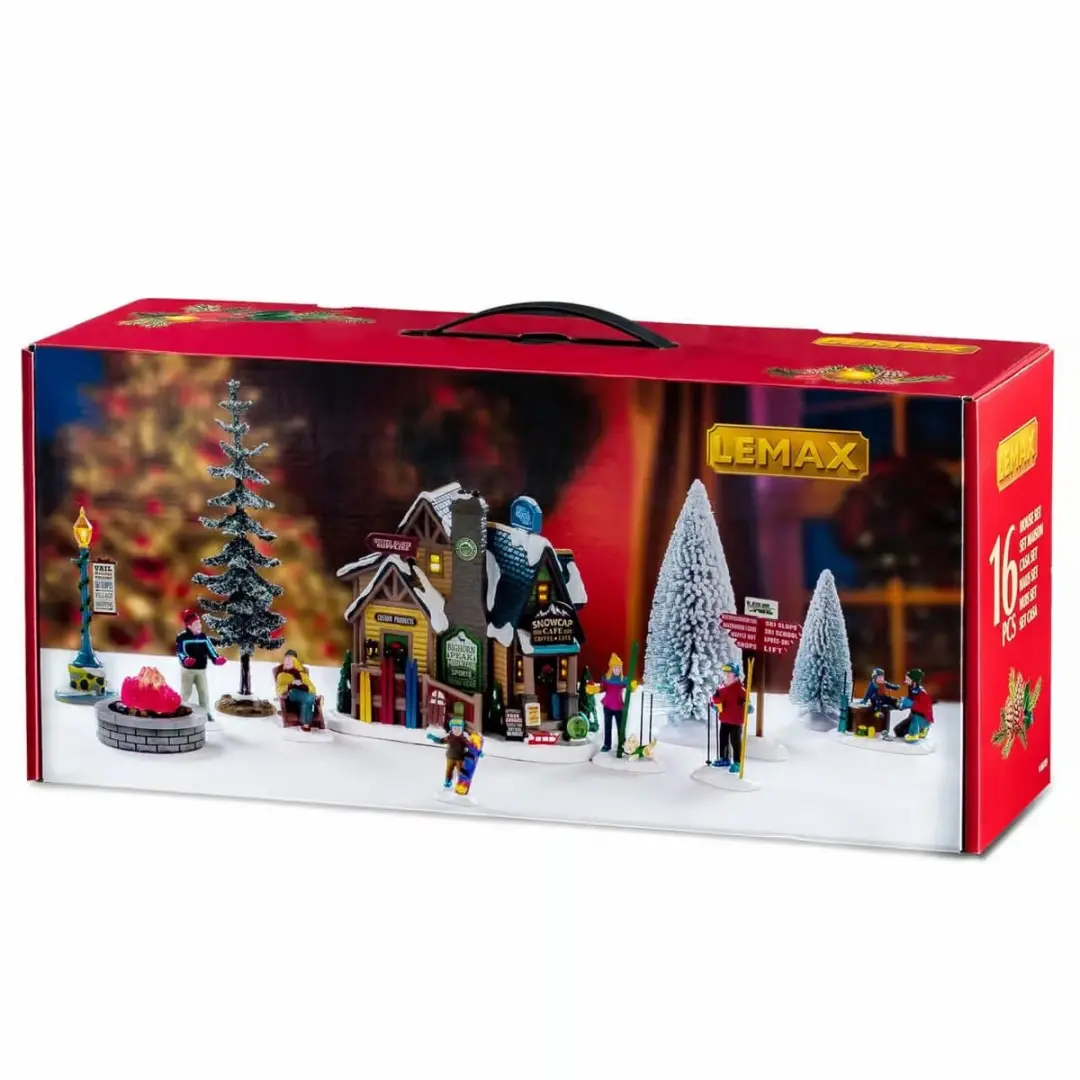 Lemax Bighorn Peak Mountain Sports Set - Multicolor - afbeelding 3 van 4