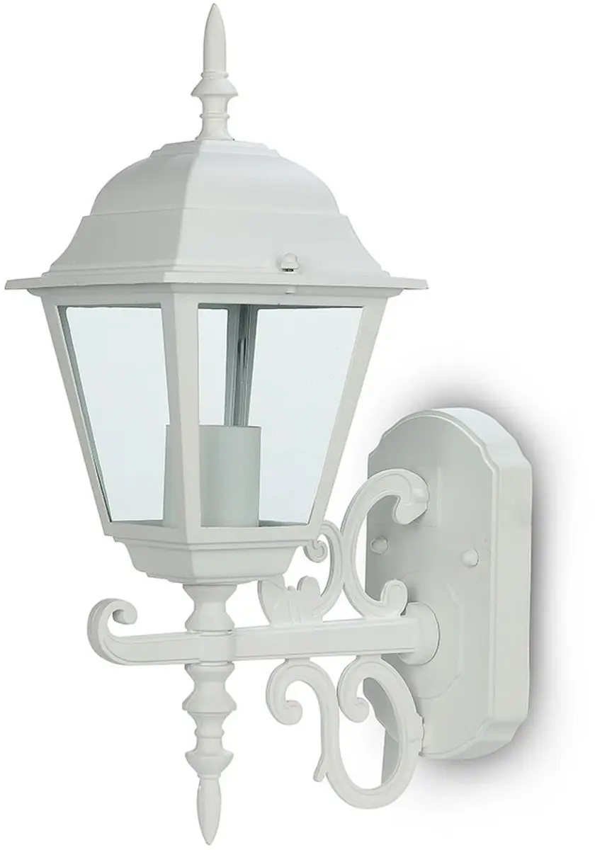 V-TAC VT-760-W Wandlamp Buiten - IP44 - E27 - Mat Wit - afbeelding 3 van 6