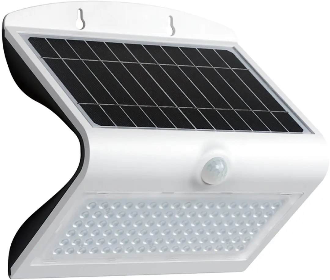 V-TAC VT-767-7-W Solar Wandlamp - IP65 - Wit/Zwart - afbeelding 3 van 6