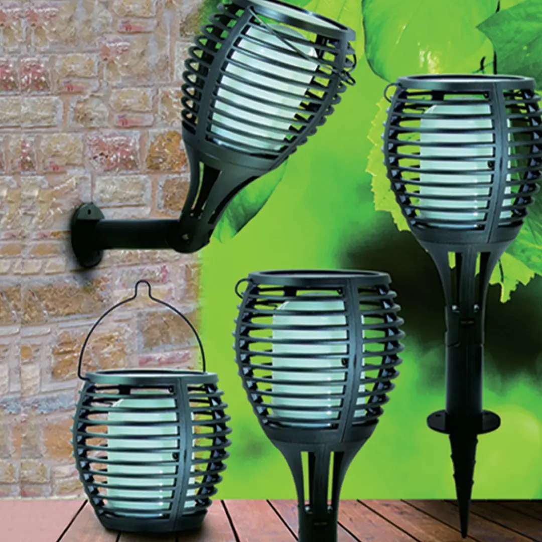 V-TAC VT-719 Solar Flame Wandlamp