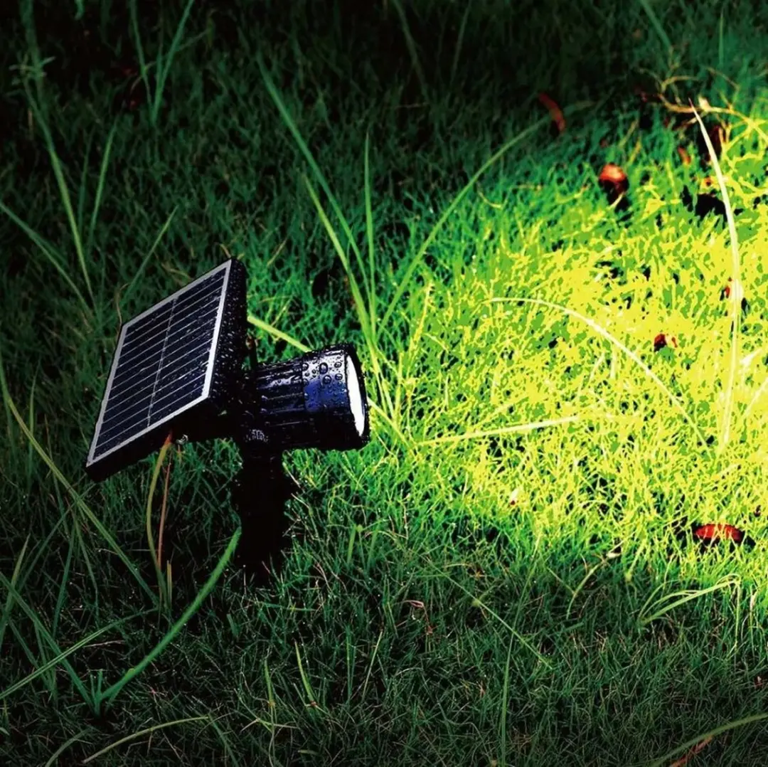 V-TAC VT-952 Solar Tuinlamp - 2W - 6400K - Zwart - afbeelding 6 van 6