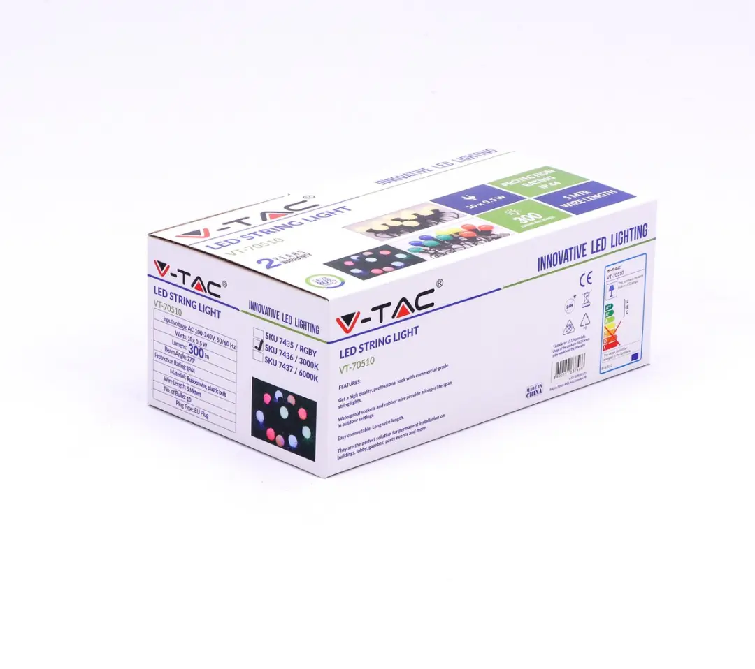 V-TAC VT-70510-N String Light - 5W - 3000K - afbeelding 6 van 6