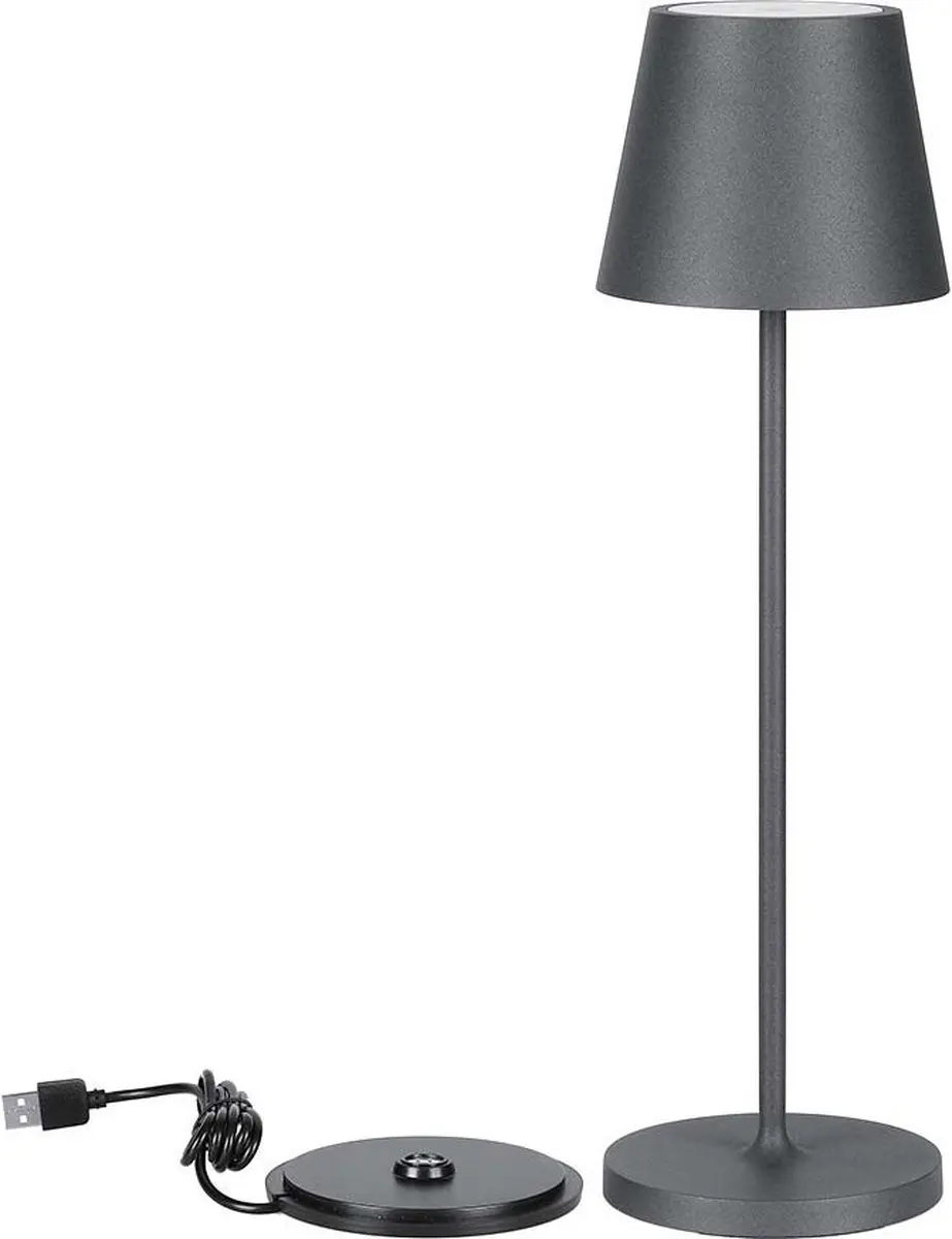 V-TAC VT-7522-G Tafellampen Bureaulampen 2W 3000K IP54 Grijs VT-7522-G