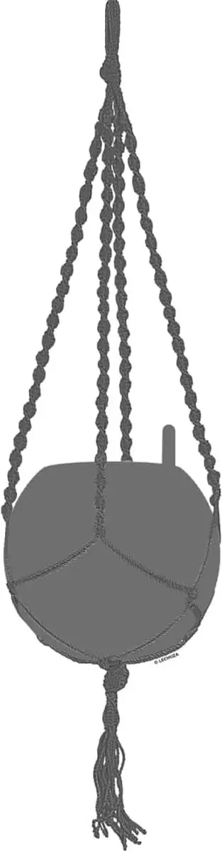 LECHUZA Macramé BOHO 90