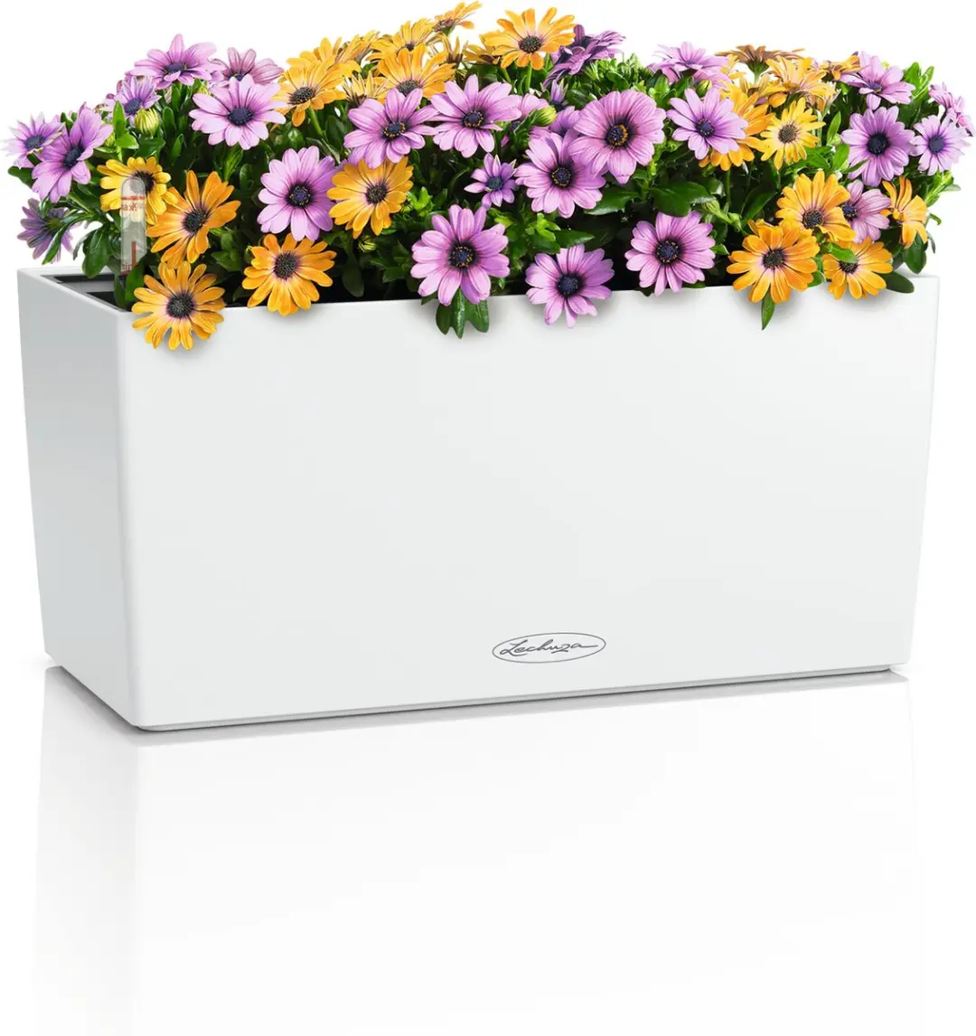 Lechuza BALCONERA Color 40 Plantenbak - Wit - afbeelding 4 van 4