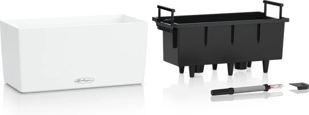 Lechuza BALCONERA Color 40 Plantenbak - Wit - afbeelding 3 van 4